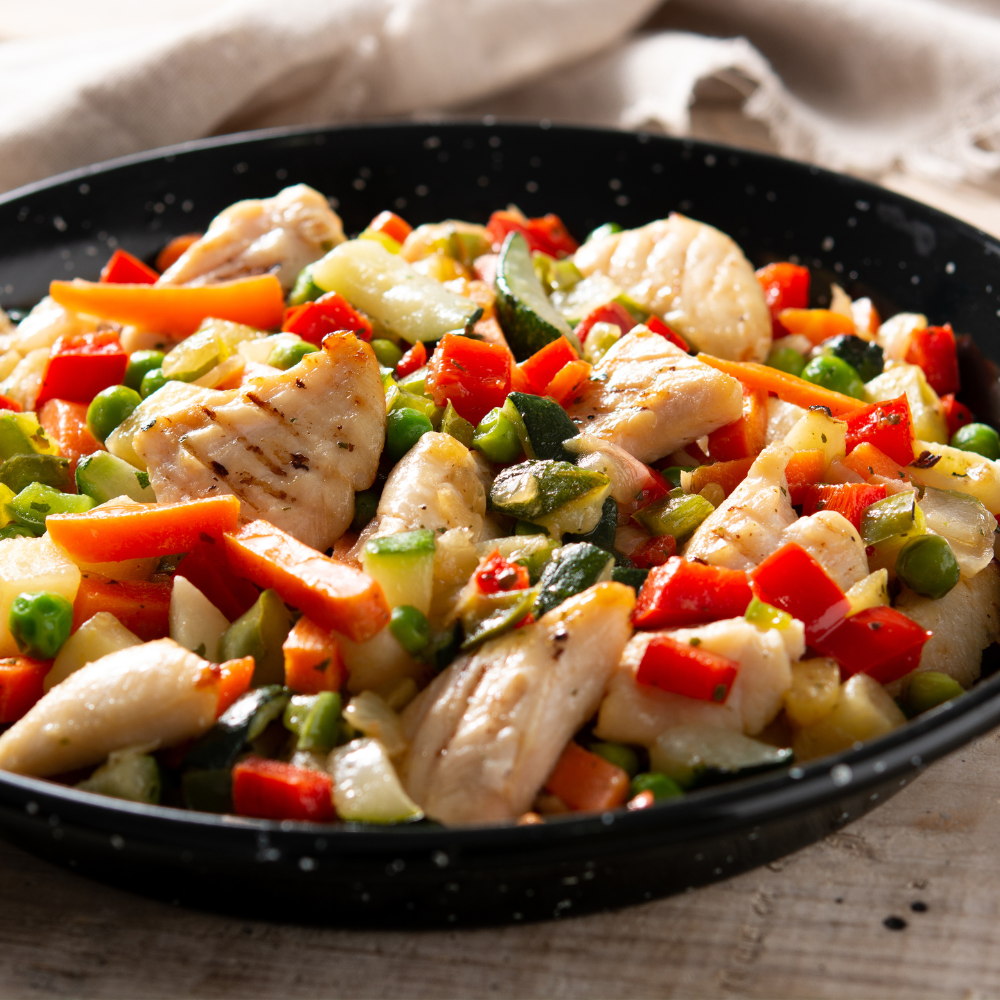 February recipe: Spicy Miso Chicken Stir-Fry with Winter Vegetables